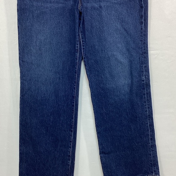 J Crew women’s 31 wide leg Blue Jeans 4 button front closure - Picture 3 of 14